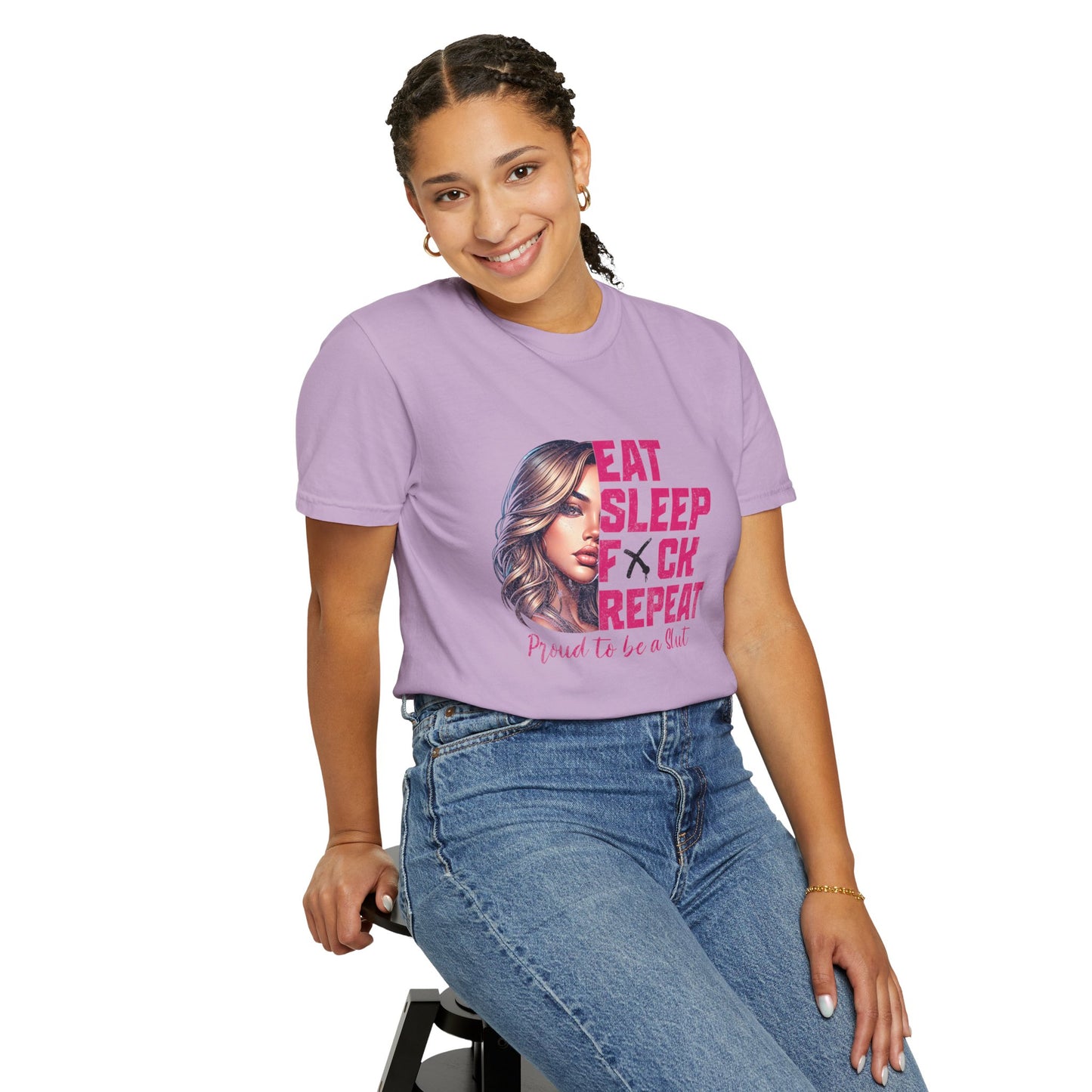Eat Sleep F*ck Repeat – Proud to Be a Slut Tee